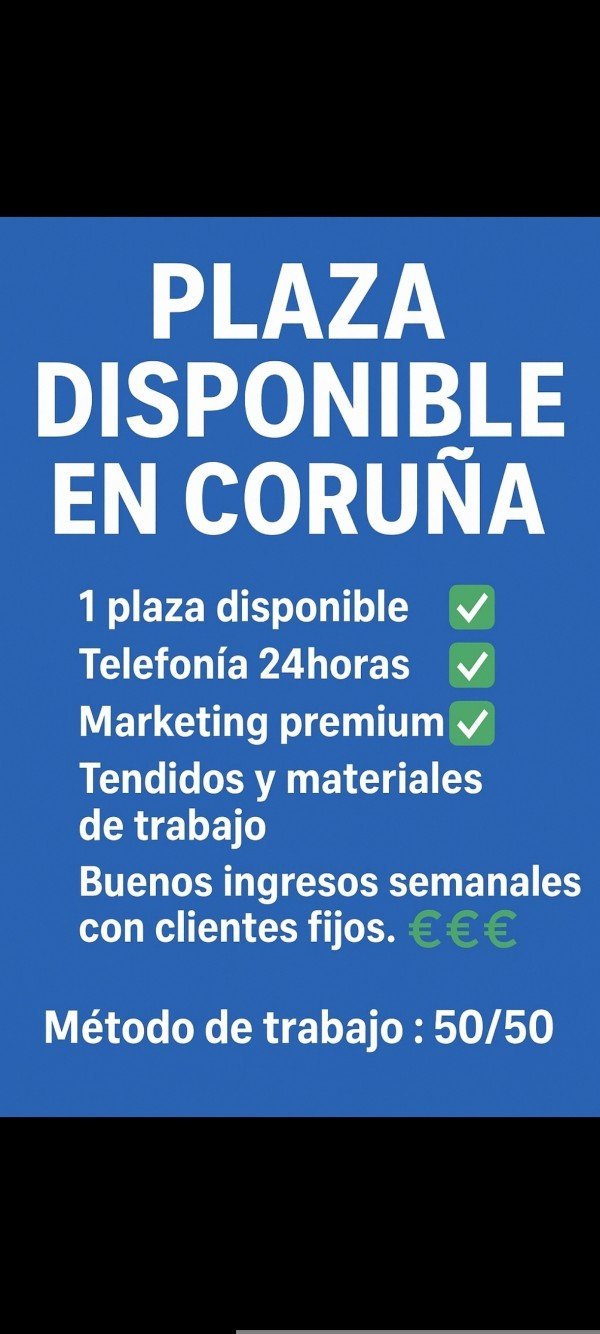 Para chicas jóvenes y con ganas de trabajar